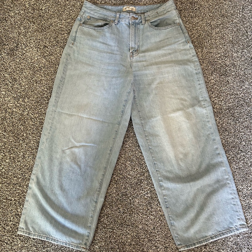 Madewell curvy perfect vintage wide leg crop jean